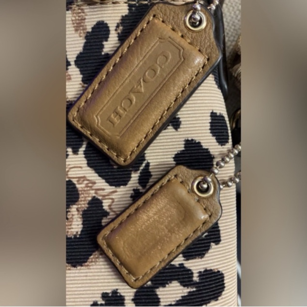 Coach Leopard Print Crossbody Bag Set - Picture 7 of 7